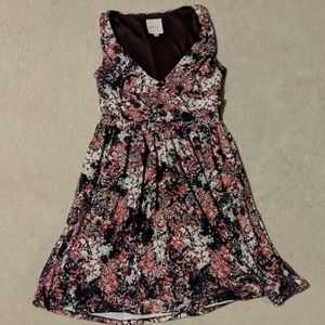 Modcloth multi floral dress with pockets, M